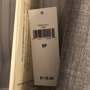 Banana Republic Grey Blazer 8p